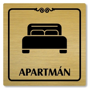 Apartmán, 100x100mm, zlatá, Texas